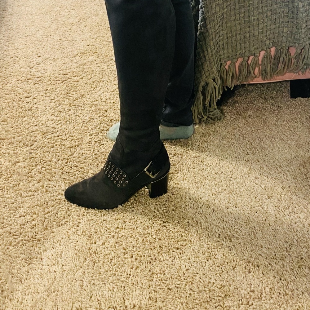 Michael Kors Brody Boots Sz 7.5 suede gray - Picture 3 of 7